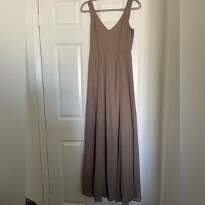 Show Me Your Mumu Jenn Maxi Dress Dune Chiffon S